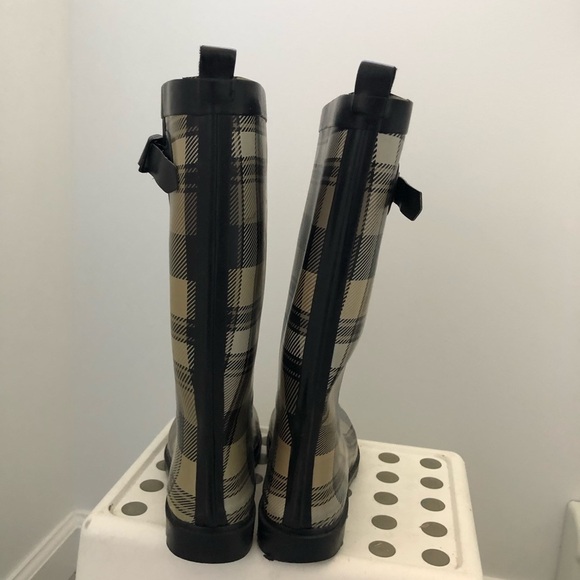 Capelli Plaid Tall Rain Boots - Picture 3 of 6